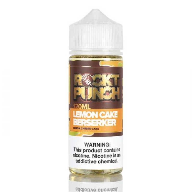 Rockt Punch Lemon Cake Berserker E-juice 120ml bottle