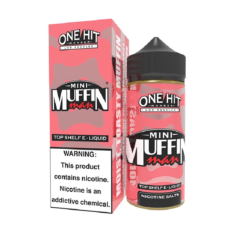 One Hit Wonder Mini Muffin Man Tobacco-Free Nicotine Salt E-juice 100ml