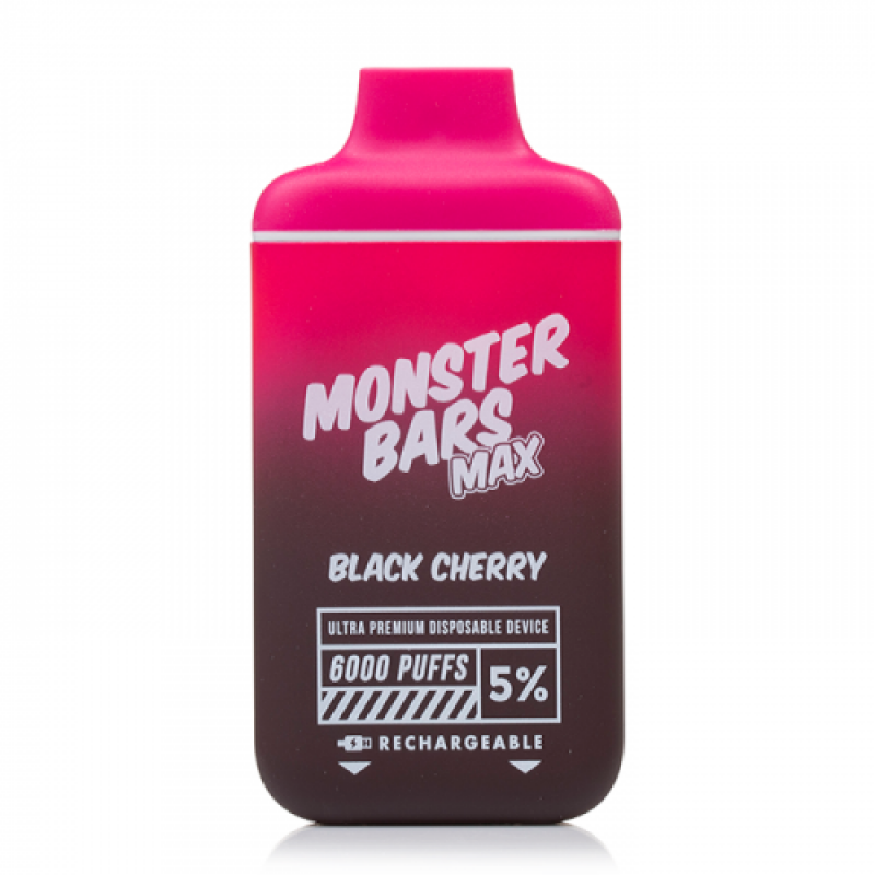 monster bar max jam black cherry