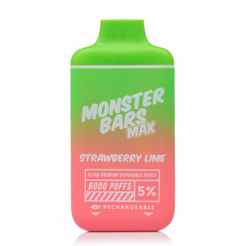 monster bars vape fruit strawberry lime