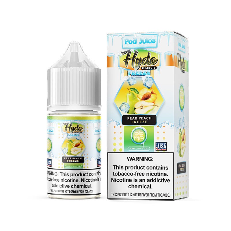 Pod Juice X Hyde TFN Salt Pear Peach Freeze E-juice 30ml