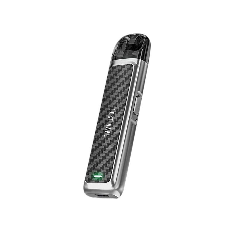 Silver Carbon Fiber Lost Vape Ursa Nano