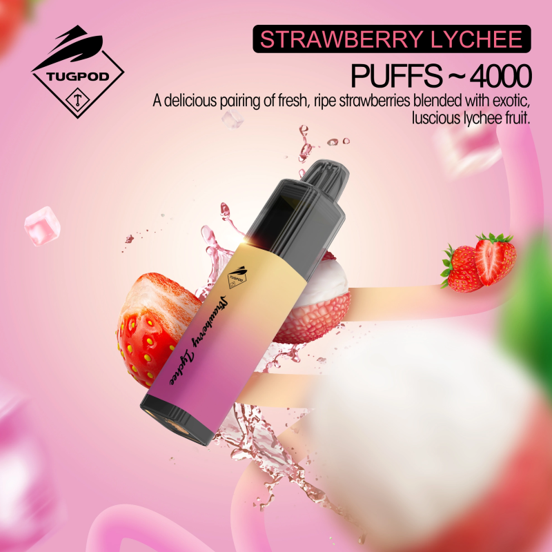 strawberry lychee ice Tugpod Mega Flow