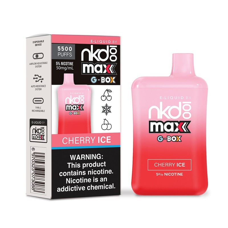 cherry ice Naked 100 Max GBOX