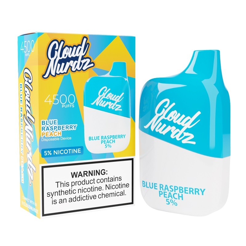 blue raspberry peach Cloud Nurdz