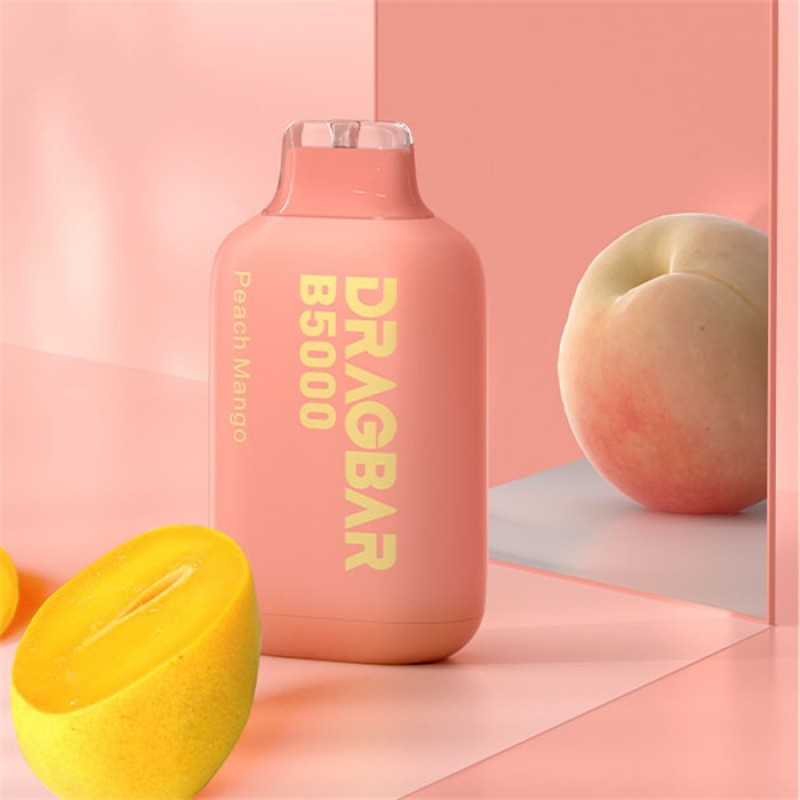 cheap zovoo dragbar 5000 peach mango