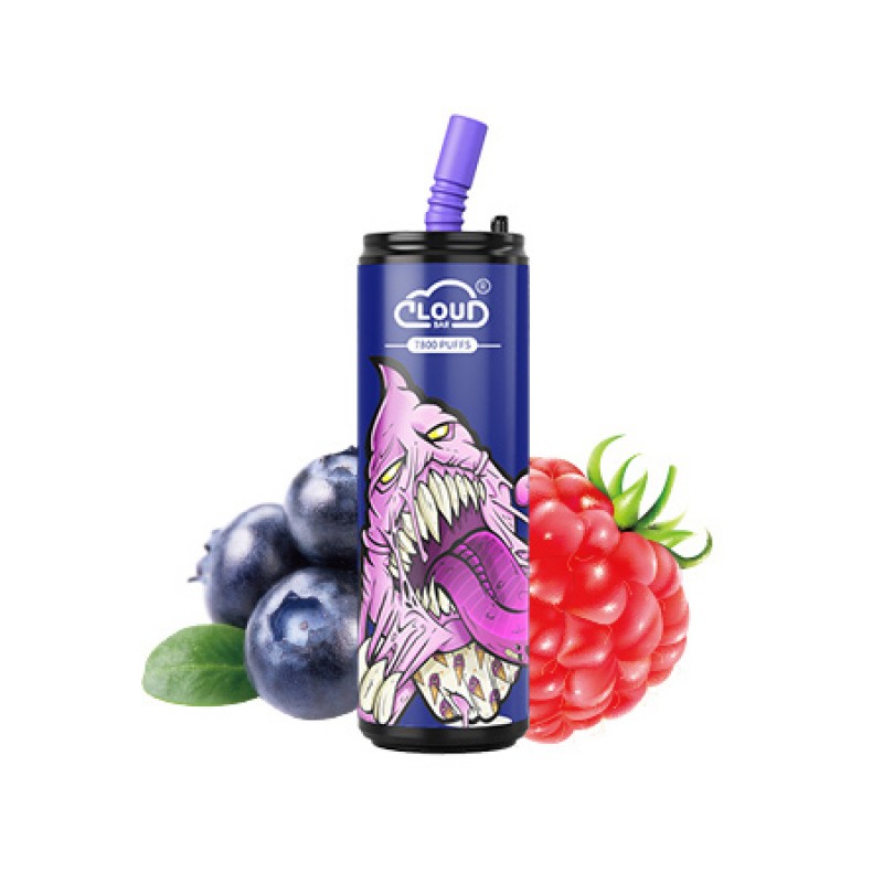 blueberry raspberry ice Cloud Bar 7800