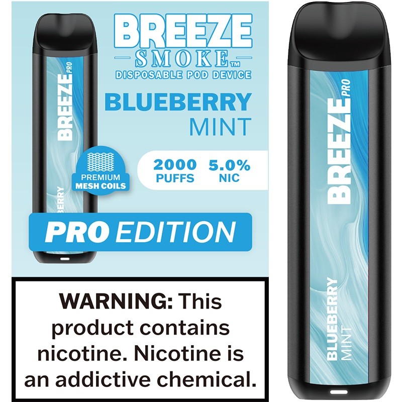 blueberry mint Breeze Pro Vape