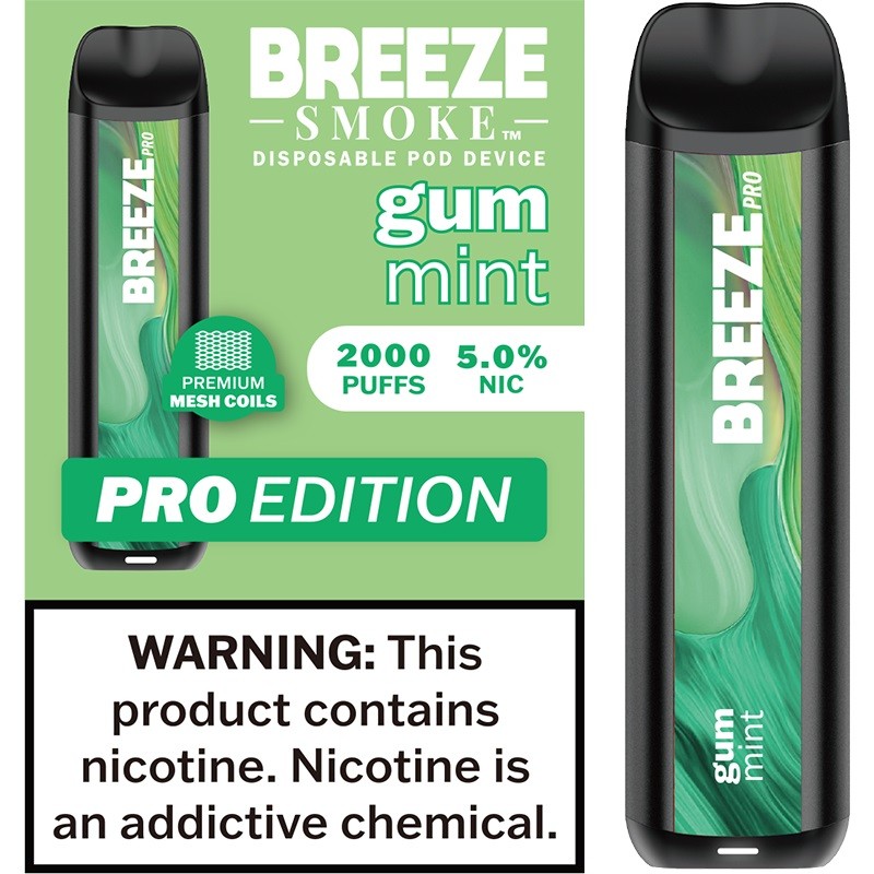 gum mint Breeze Pro Vape