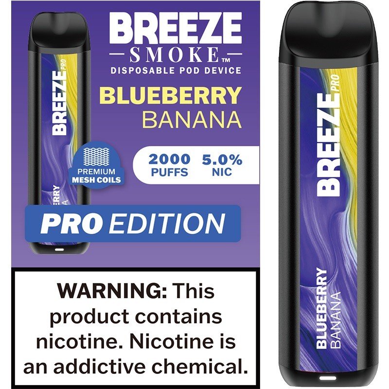 blueberry banana Breeze Pro 2000