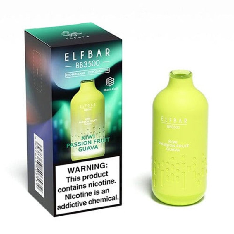 Kiwi Passionfruit Guava Elf Bar BB3500