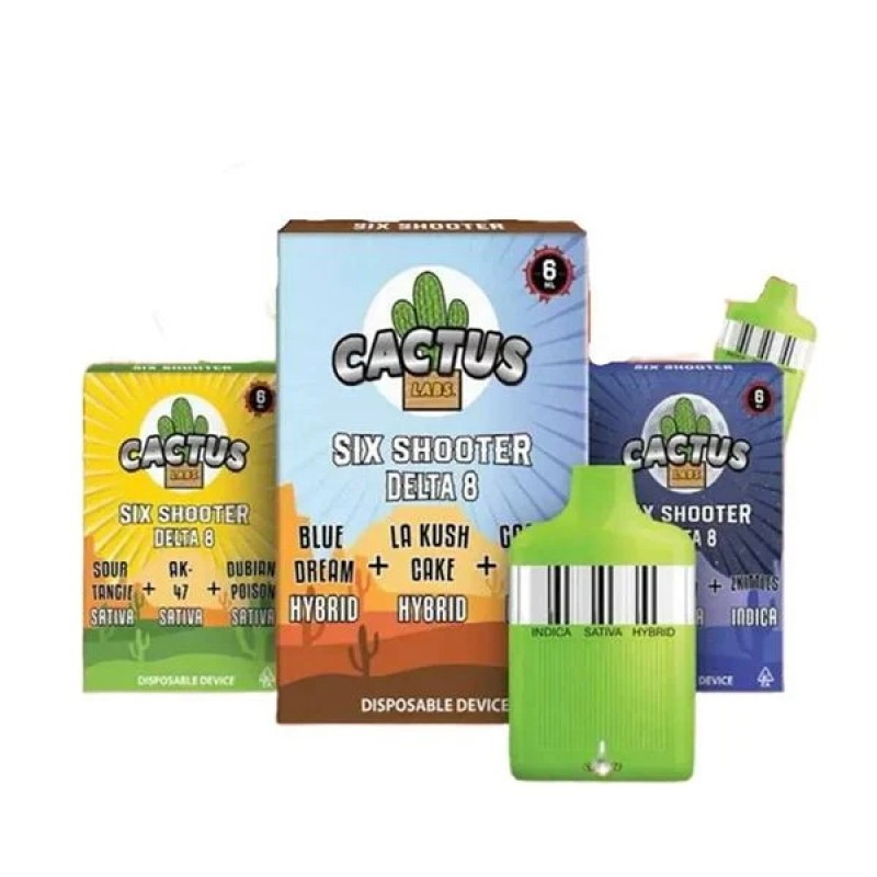 Cactus Labs Six Shooter Delta HHC Disposable Vape Kit 6G