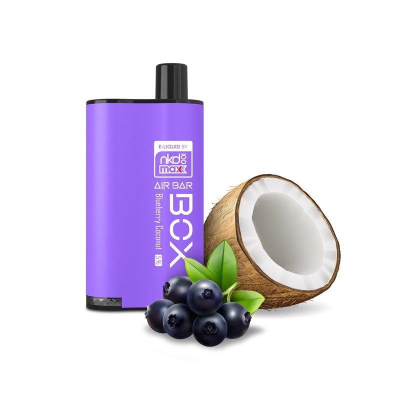 Blueberry Coconut Naked 100 & Air Bar Box
