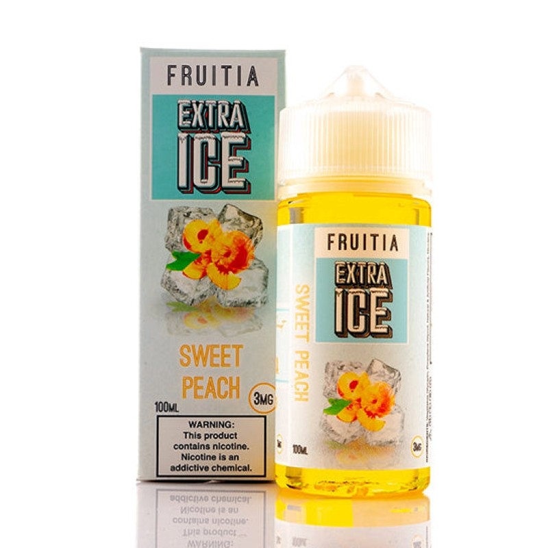 sweet peach Fruitia Extra Ice
