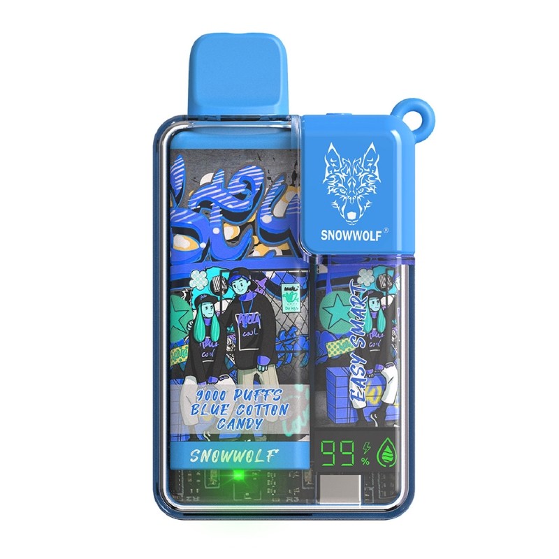 blue cotton candy SnowWolf Easy Smart EA9000
