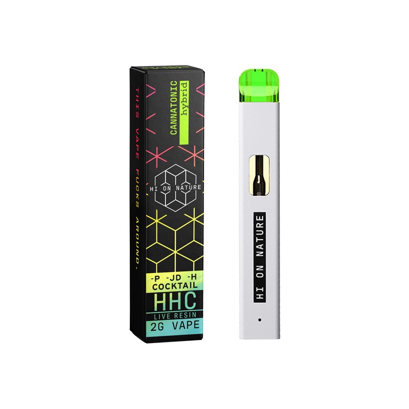 Hi On Nature HHC Cocktail Blend Live Resin Disposable Vape Kit 2g |  Vapesourcing