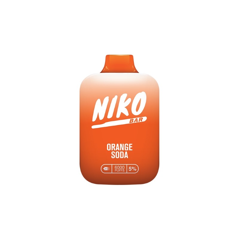 orange soda niko bar disposable 6000