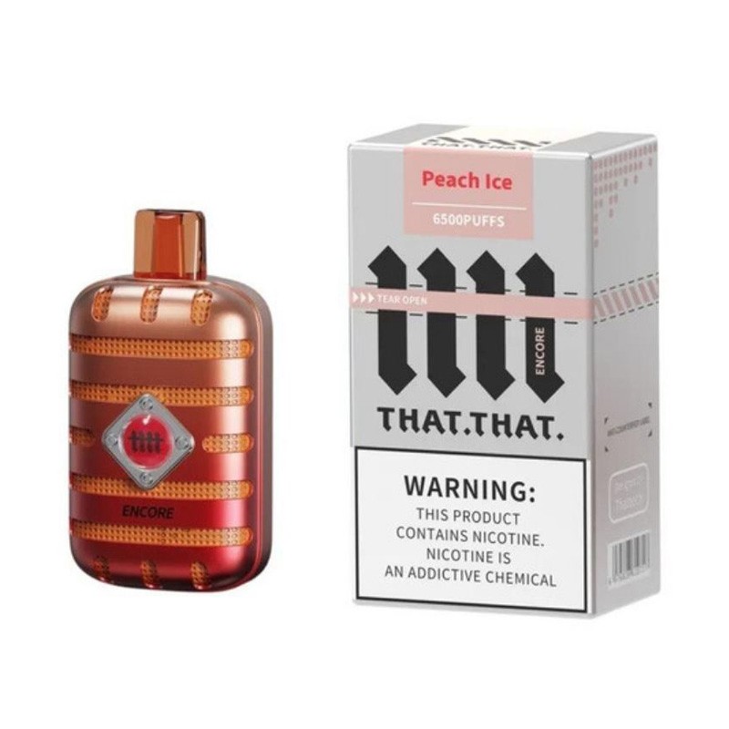 peach ice THAT.THAT. Encore