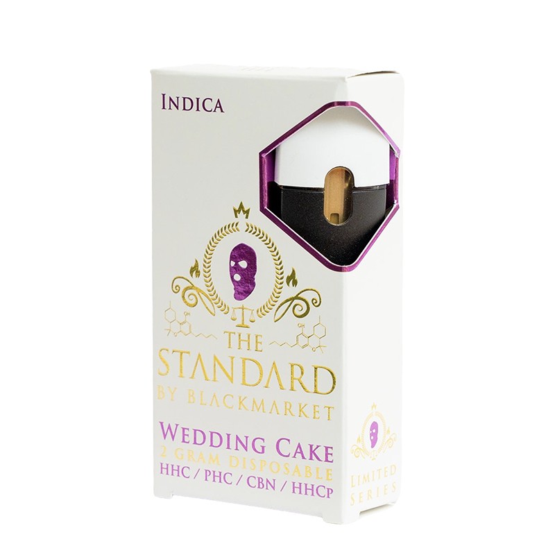 wedding cake - indica The Standard By Black Market HHC Blend