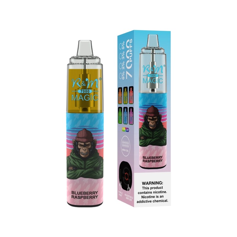 blueberry raspberry R and M Magic 7000