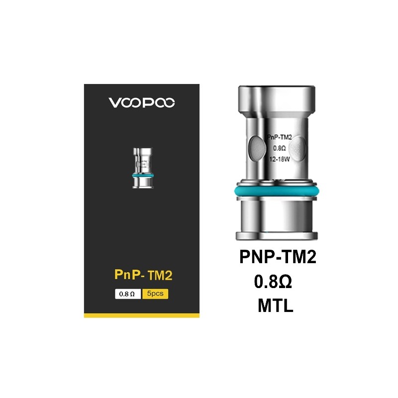 PnP-TM2 0.8ohm VOOPOO PnP Replacement Coils
