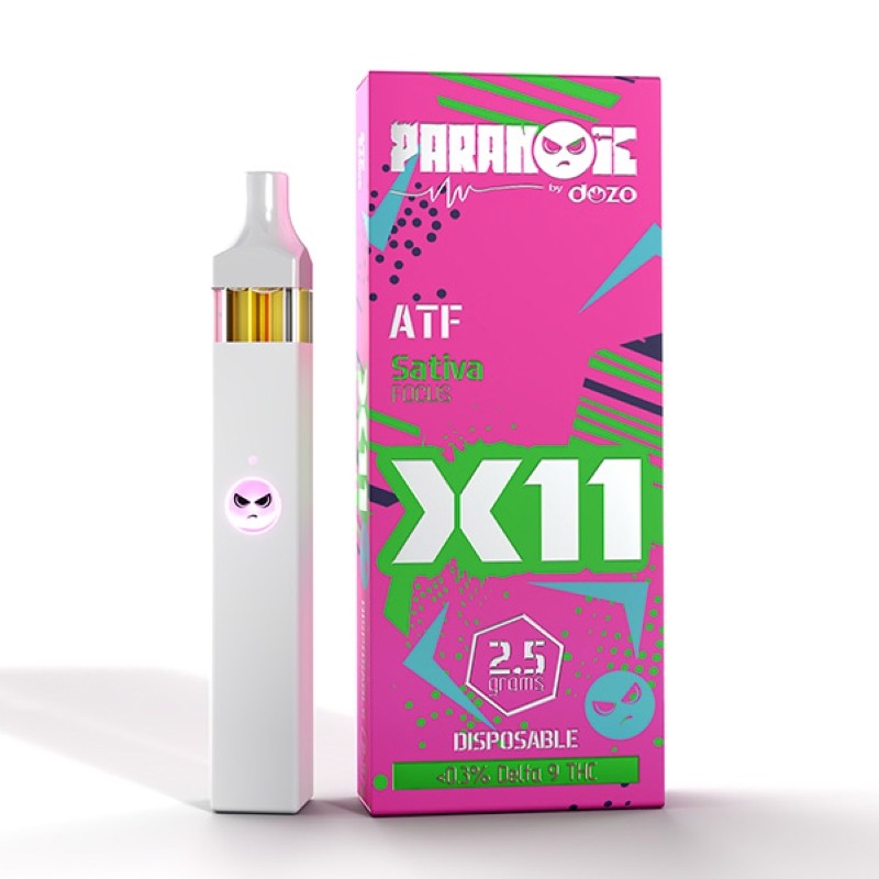 Dozo Paranoic X11 Live Resin Pre-Heat Disposable Vape 2.5G | Vapesourcing