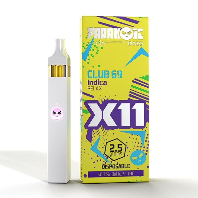 Dozo Paranoic X11 Live Resin Pre-Heat Disposable Vape 2.5G | Vapesourcing