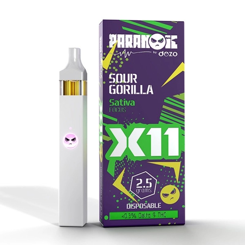Sour Gorilla-Sativa Dozo Paranoic X11