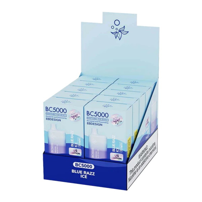 Blue Razz Ice BC5000 10pcs