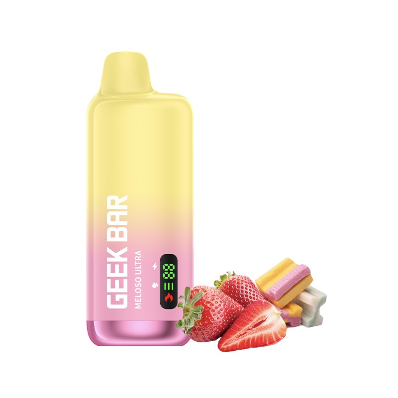 strawberry bubble ice Geek Bar Meloso Ultra