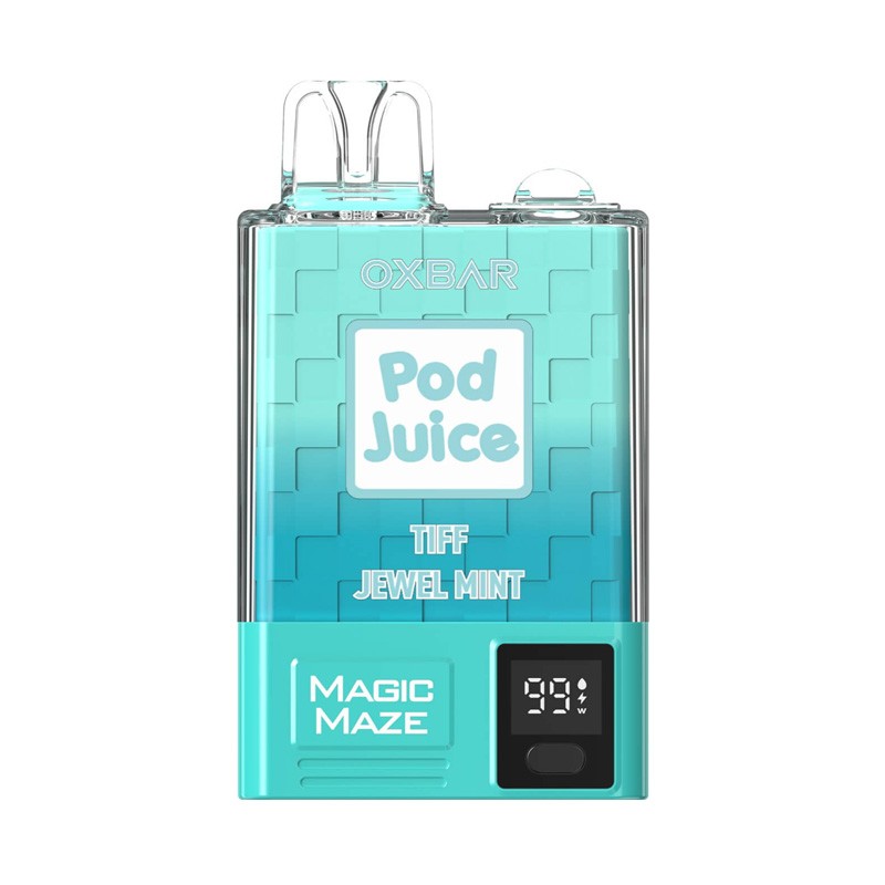 tiff jewel mint OXBAR X Pod Juice Magic Maze Pro
