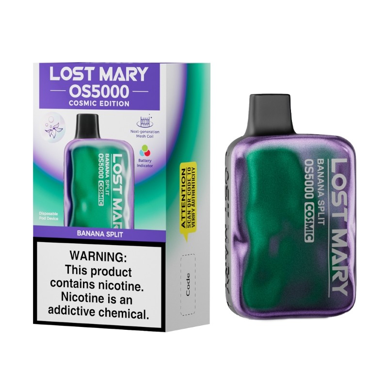 banana split Lost Mary OS5000 Cosmic Edition