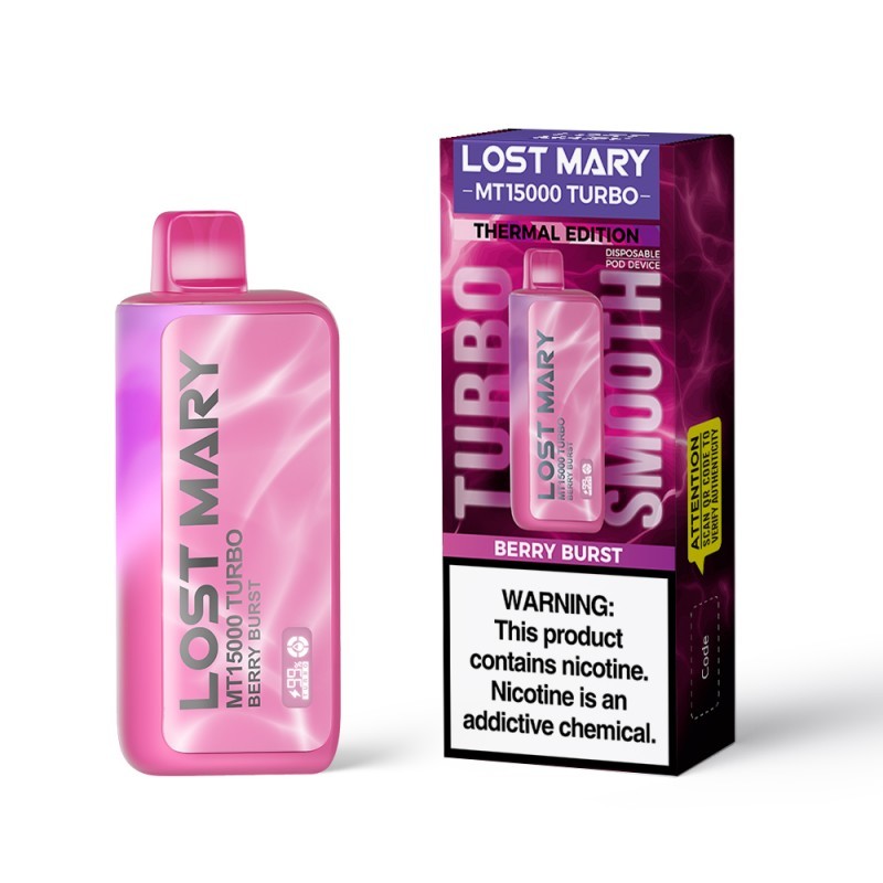 Berry Burst (Thermal Edition) Lost Mary MT15000 Turbo