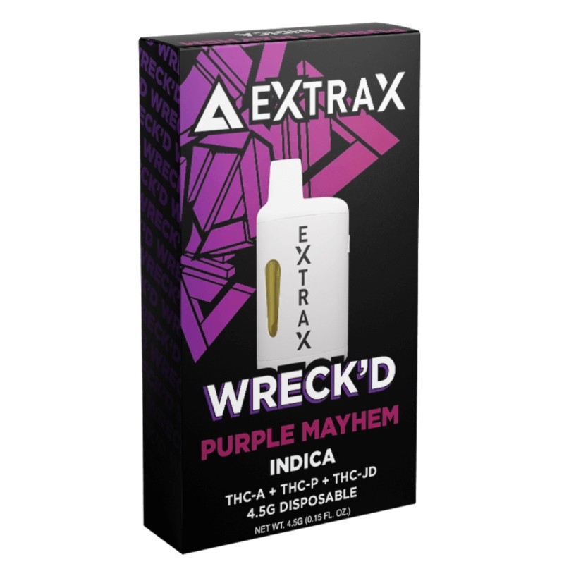 purple mayhem Delta Extrax Wreckd THC-A