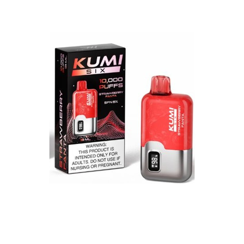 Kumi Six Disposable Vape Kit 10000 Puffs