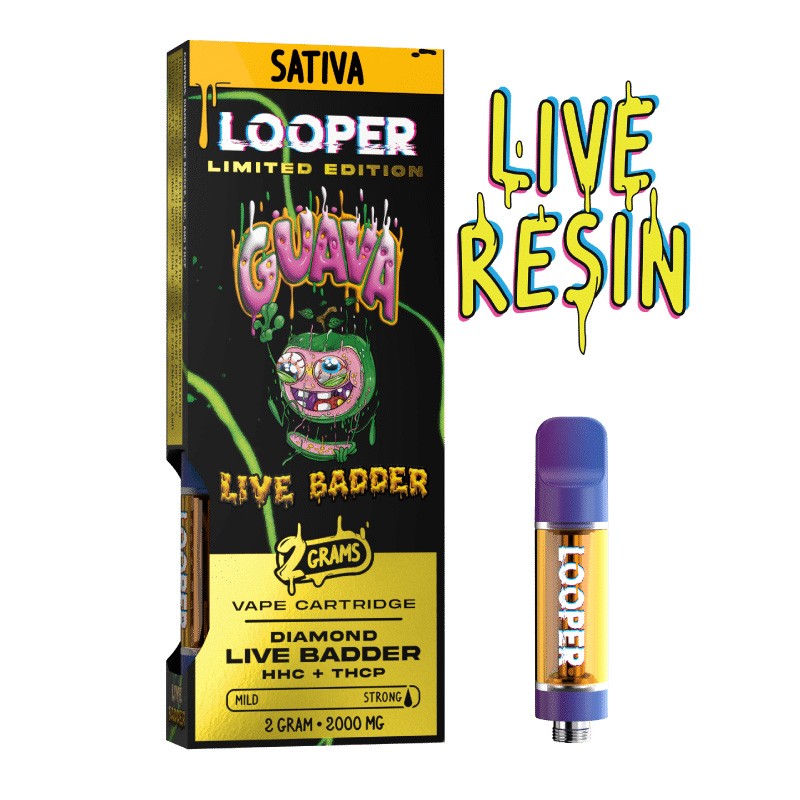 Looper Limited Edition Diamond Live Badder Thc Blend Cartridge 2g