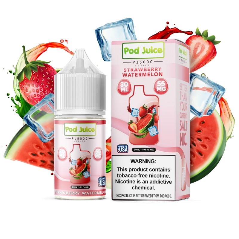 Pod Juice PJ5000 Series Strawberry Watermelon E-juice