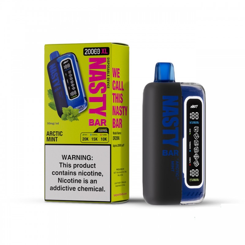 arctic mint Nasty Bar XL 20000