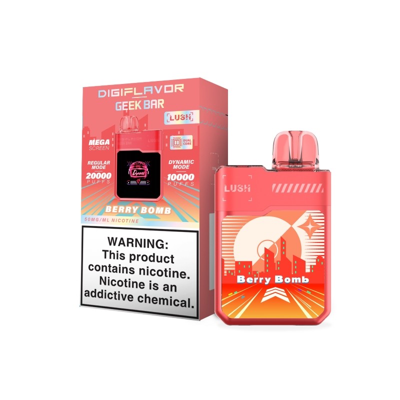 berry bomb Geek Bar Digiflavor Lush 20K