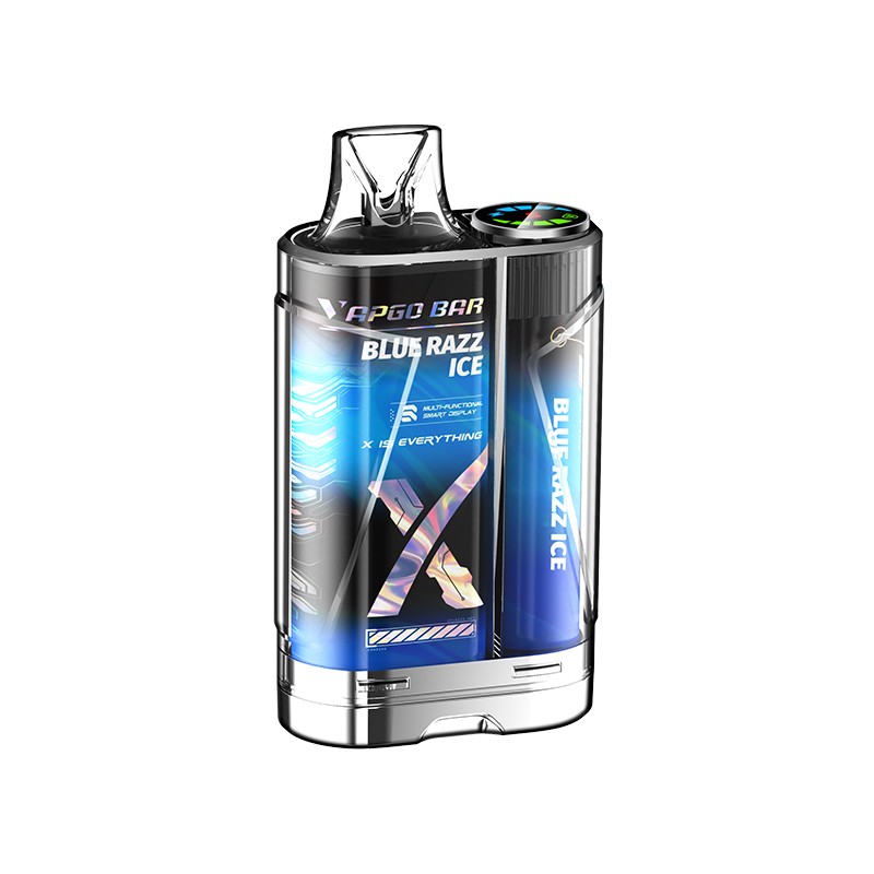 blue razz ice VAPGO BAR X