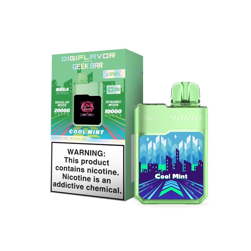 GEEK BAR DIGI LUSH 20000 PUFFS DISP 5CT- COOL MINT