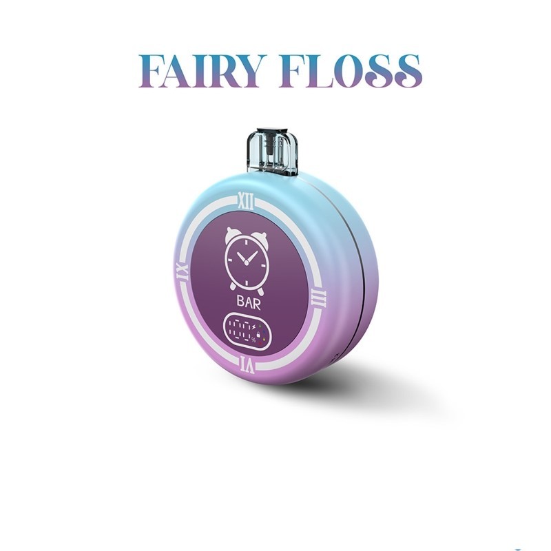 fairy floss Clock Bar 15K