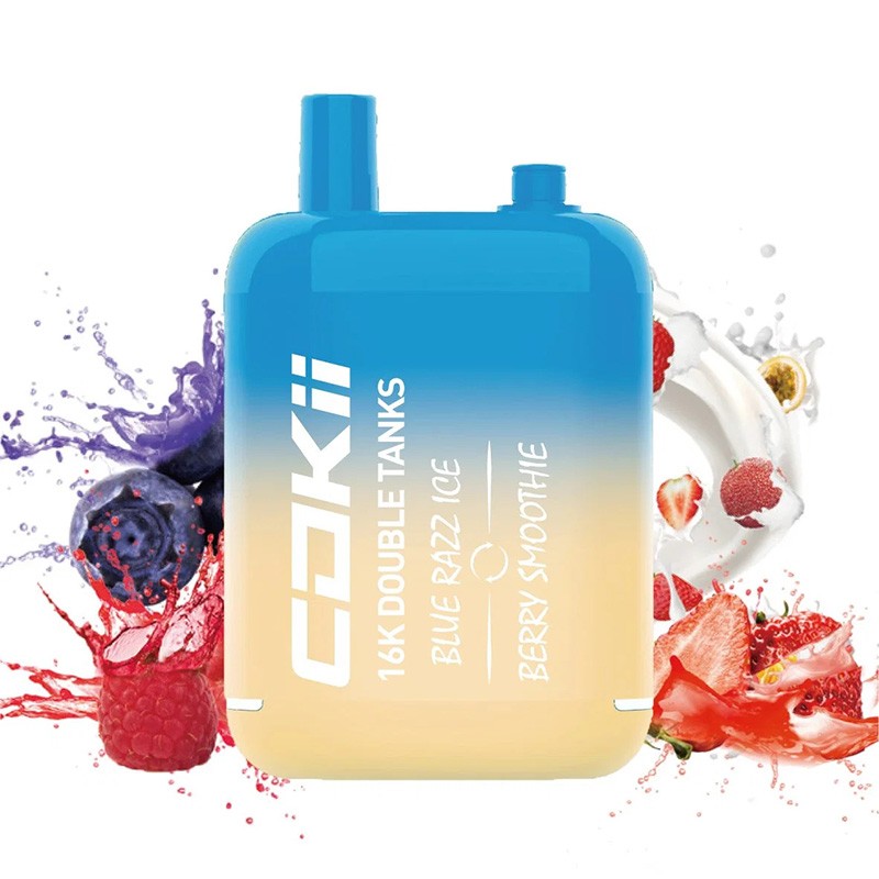 Blue Razz Ice & Berry Smoothie Cokii 16K Double Tanks