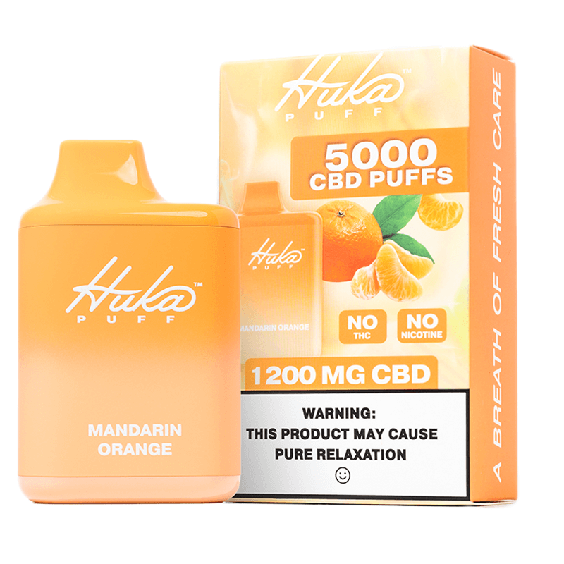 mandarin orange Huka Puff CBD