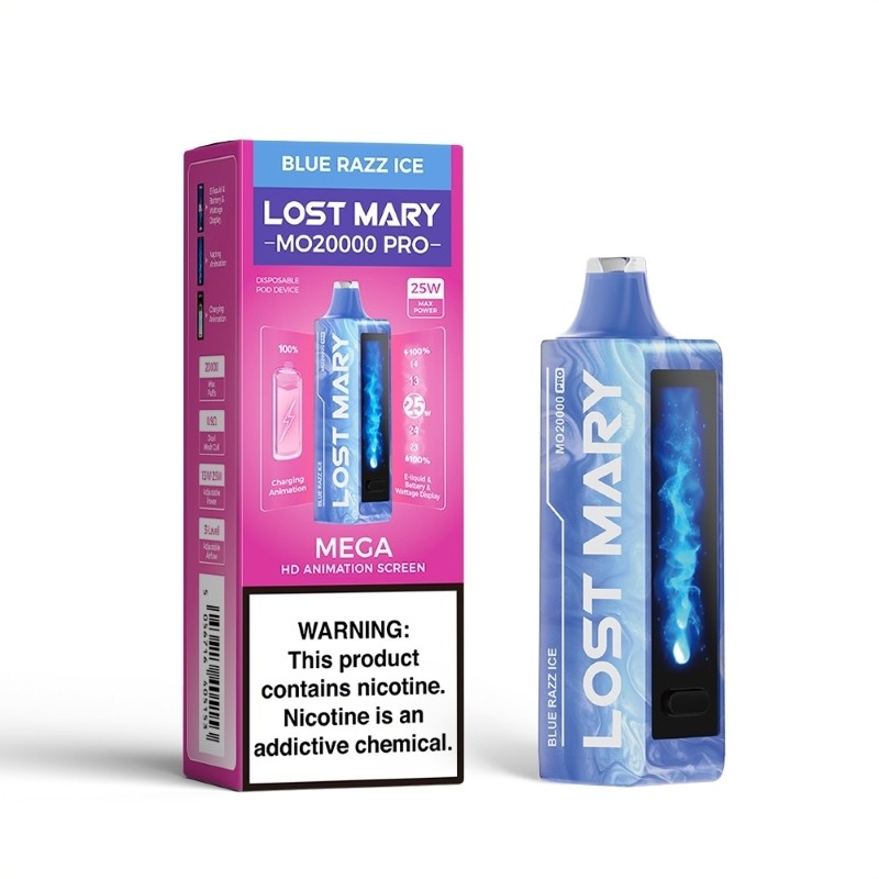 blue razz ice (10-PACK) Lost Mary MO20000 Pro