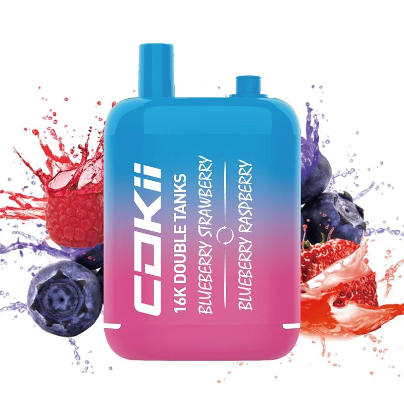 Blueberry Strawberry & Blueberry Raspberry Cokii 16K Double Tanks