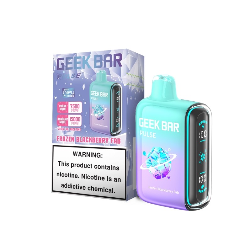 frozen blackberry fab Geek Bar Pulse 15000 Frozen Edition