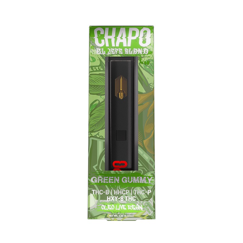green gummy Chapo Extrax EL Jefe