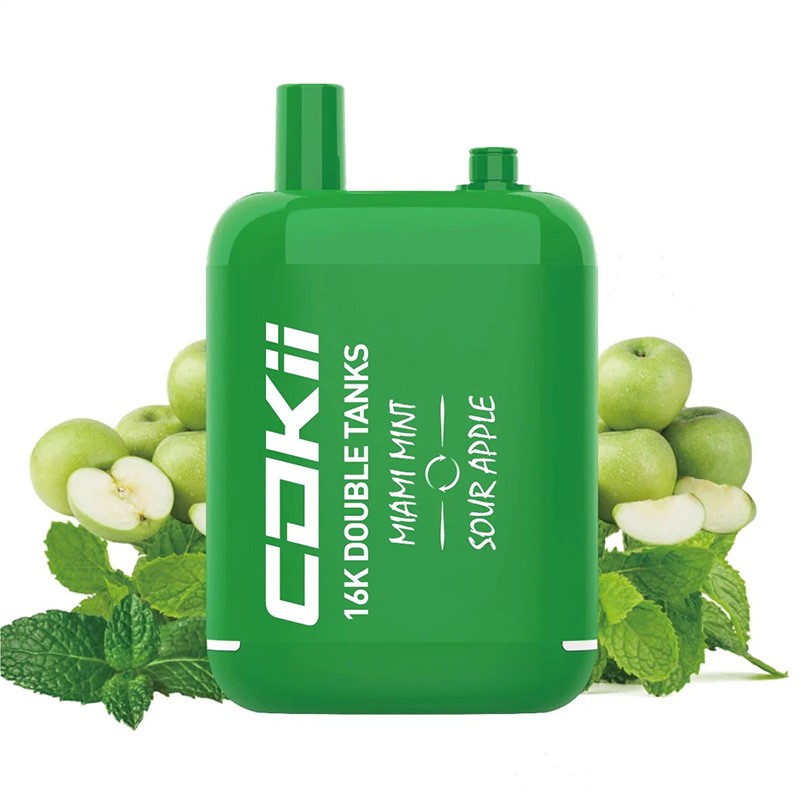 Miami Mint & Sour Apple Cokii 16K Double Tanks
