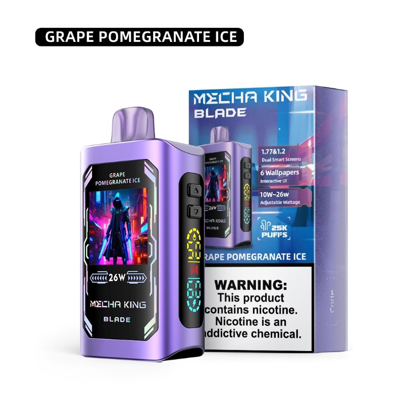grape pomegranate ice Mecha King Blade 25K